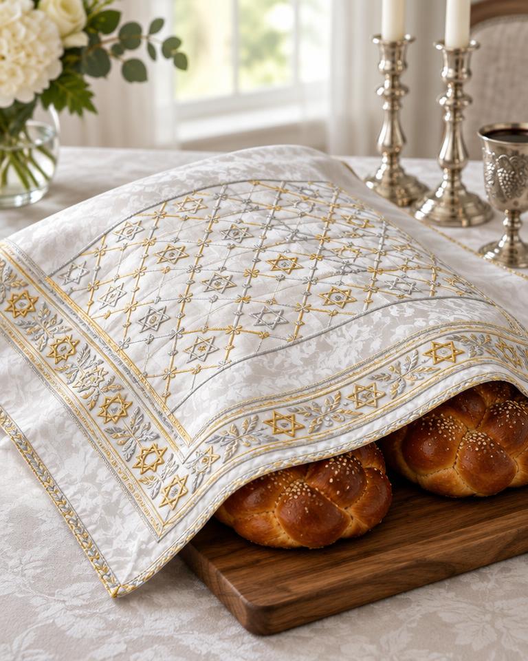 כיסוי חלה – מגן דוד